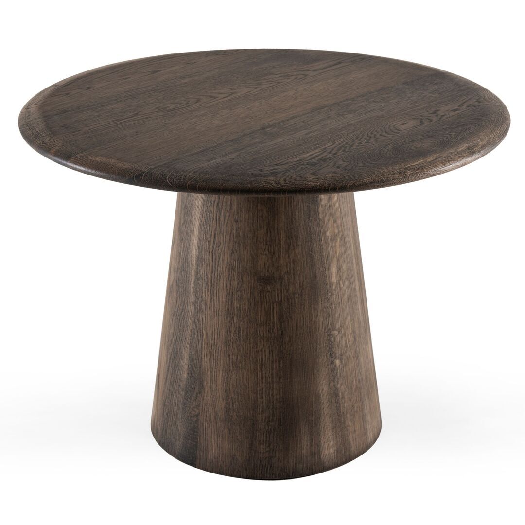 Gazzda Mushroom Beistelltisch von Gazzda Eiche geölt - Geräucherte Eiche Öl,  Ø: 55 cm / H: 40 cm
