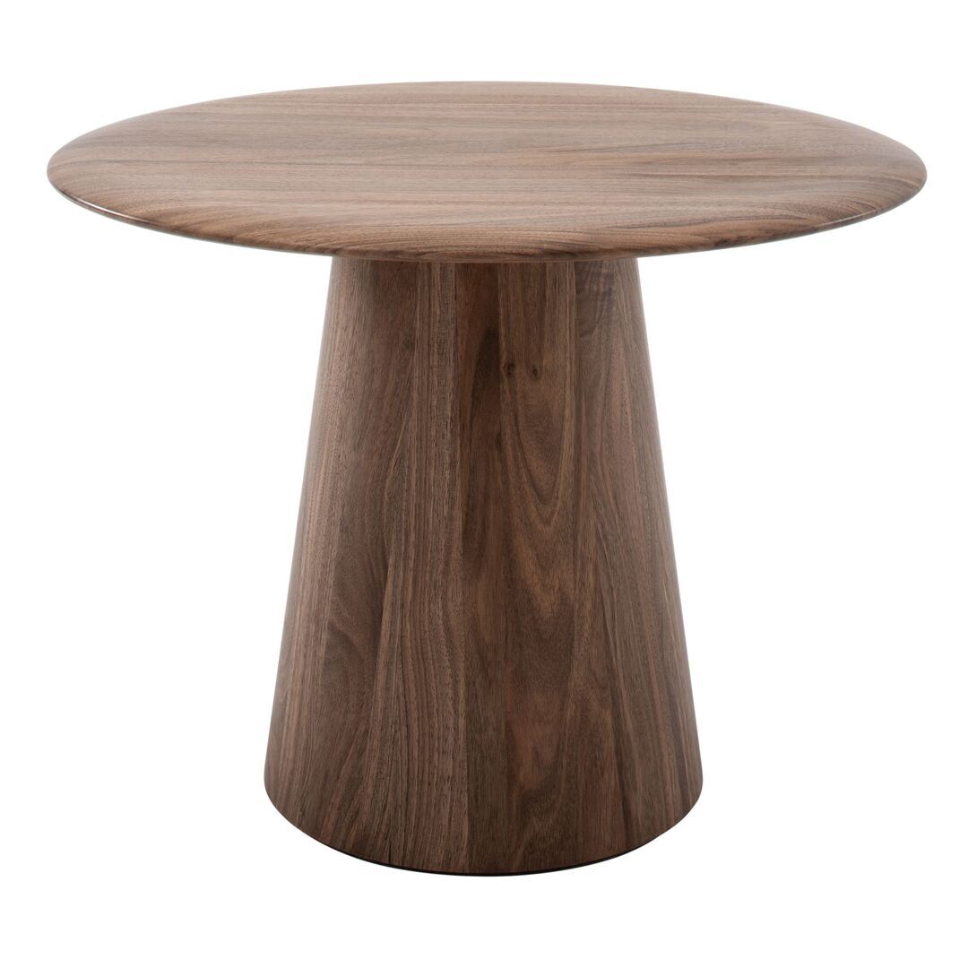 Gazzda Mushroom Beistelltisch von Gazzda Nussbaum geölt - Natur geölt,  Ø: 55 cm / H: 40 cm