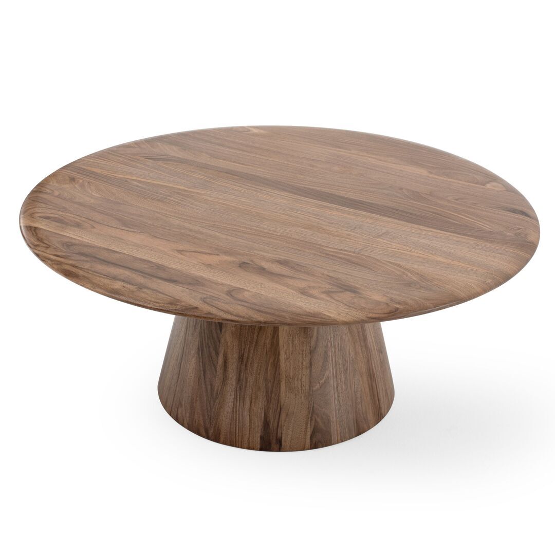 Gazzda Mushroom Couchtisch von Gazzda Nussbaum geölt - Natur geölt