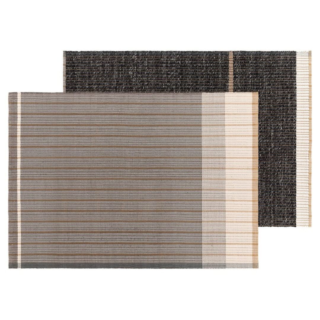 Gan-Rugs REVERSIBLE RUG von Gan Rugs Schwarz, L: 200 cm / B: 300 cm