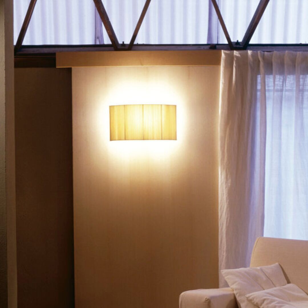 Santa & Cole Wandleuchte Comodin von Santa & Cole Natürliches Band, Rechteckig-1