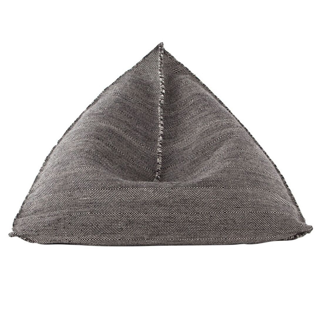 Gan-Rugs Sail Pouf von Gan Rugs Schwarz