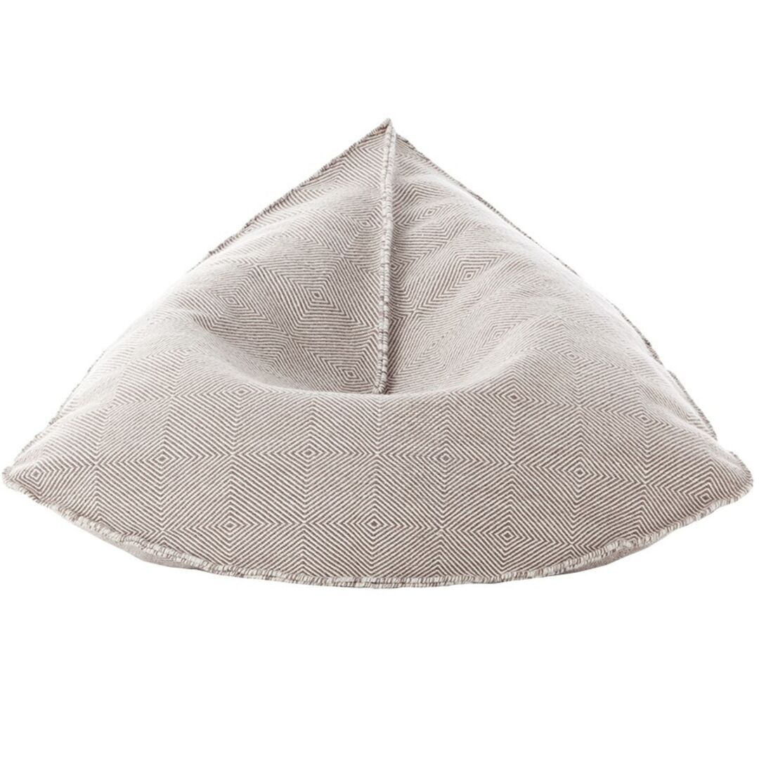 Gan-Rugs Sail Pouf von Gan Rugs Taupe