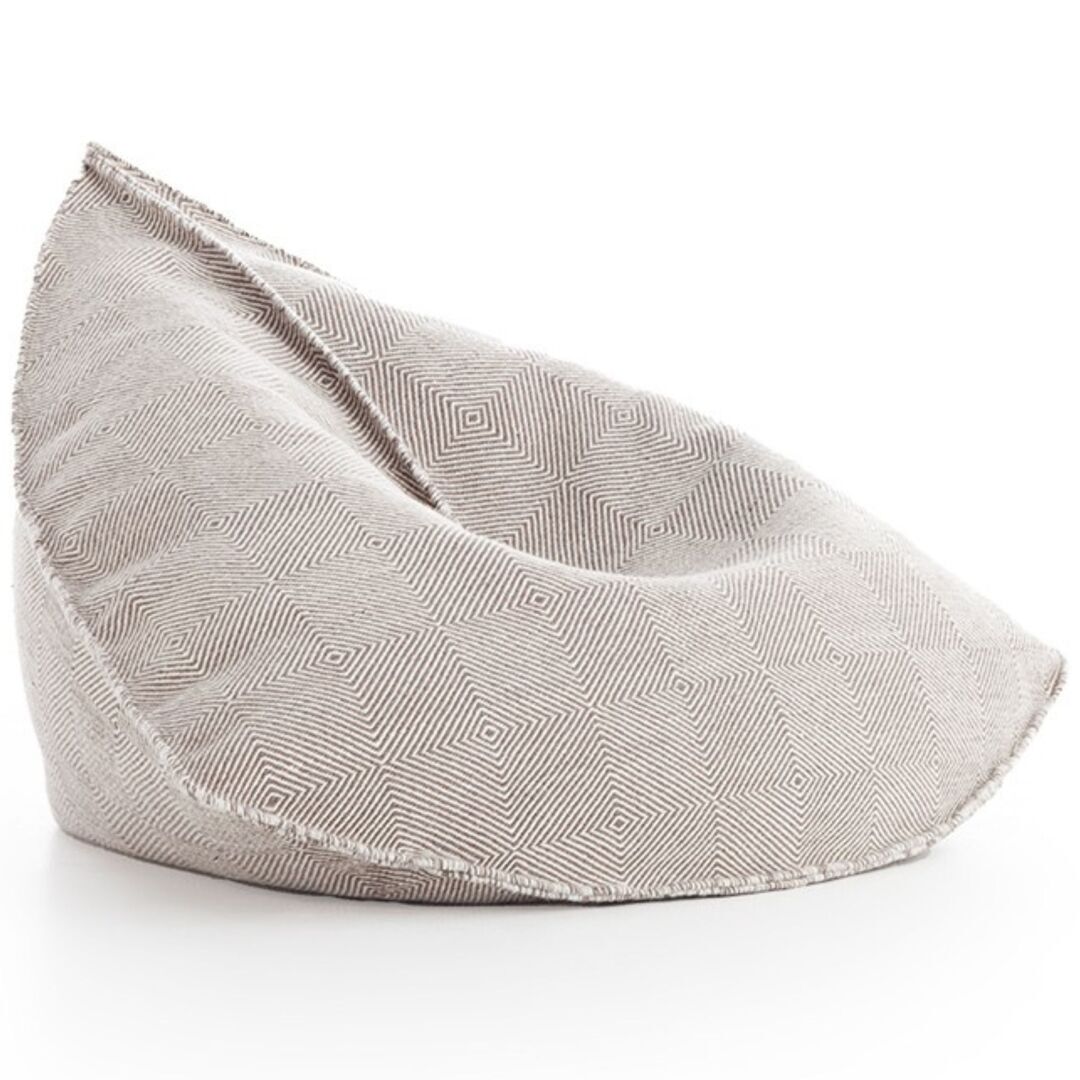 Gan-Rugs Sail Pouf von Gan Rugs Taupe