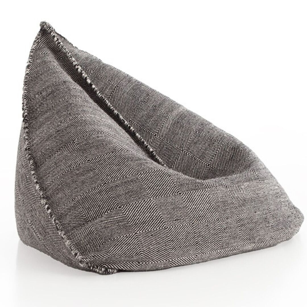 Gan-Rugs Sail Pouf von Gan Rugs Schwarz