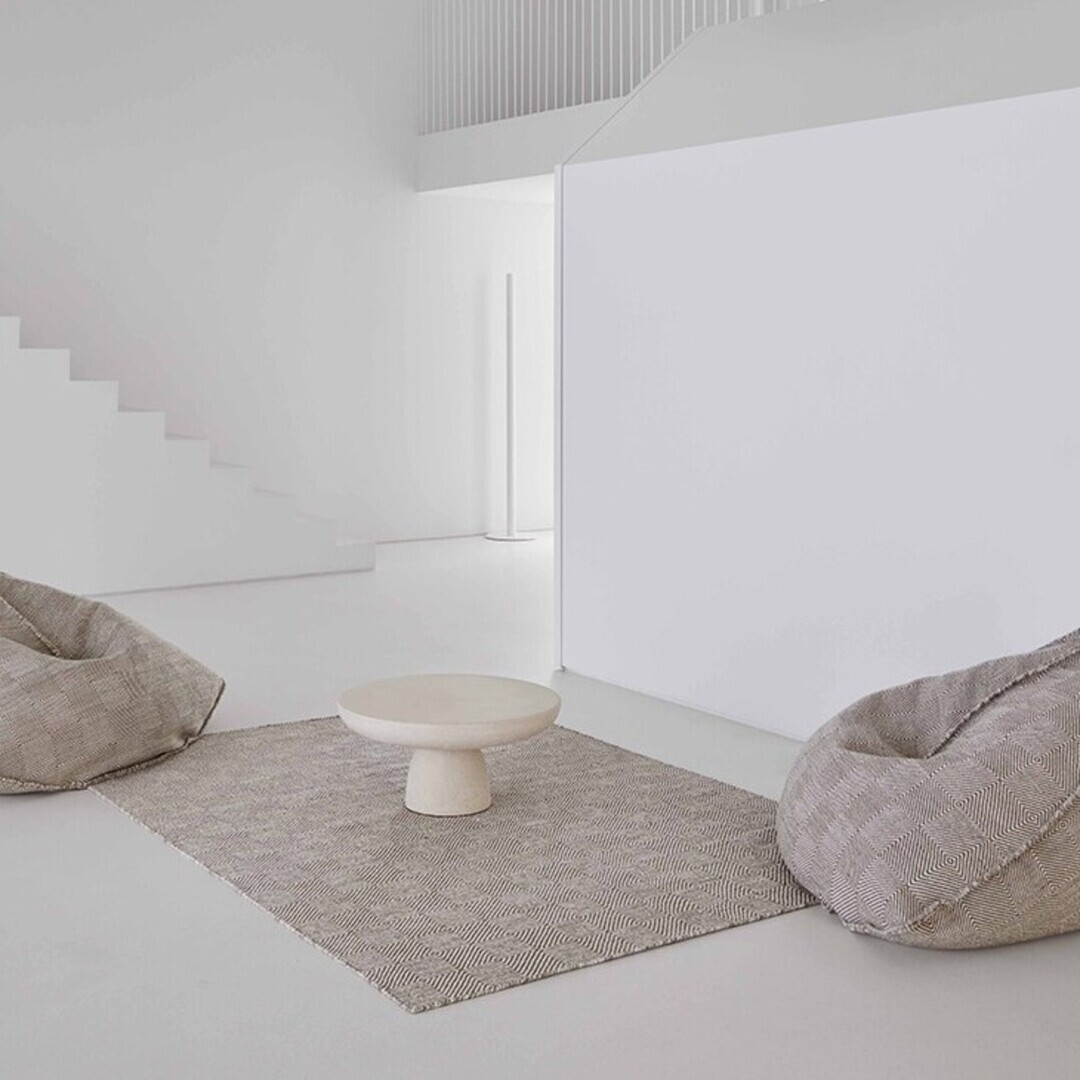 Gan-Rugs Sail Pouf von Gan Rugs Taupe