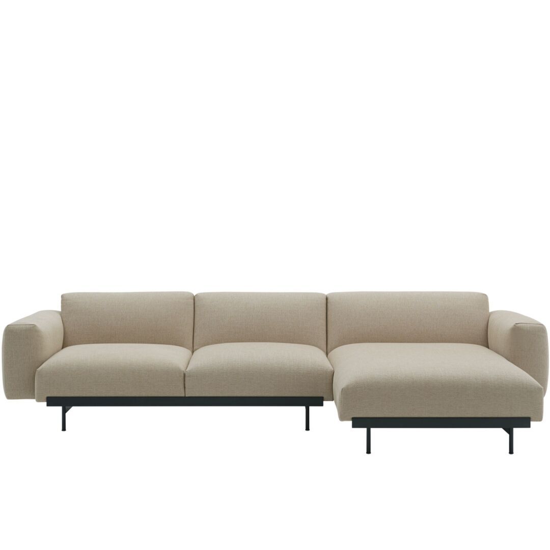 Muuto Modular 3-Sitzer Sofa mit Chaiselounge In Situ von Muuto Ecriture 240, Chaiselounge rechts