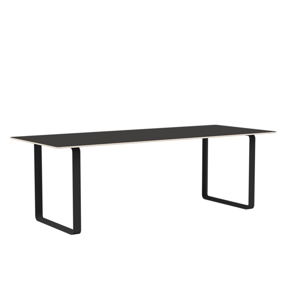 Muuto Muuto 70/70 Tisch Black Linoleum/Plywood/Black, 225 x 90 cm