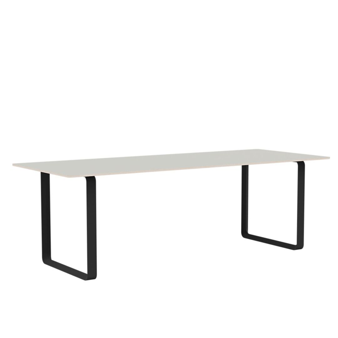 Muuto Muuto 70/70 Tisch Grey Nanolaminate/Plywood/Black, 225 x 90 cm