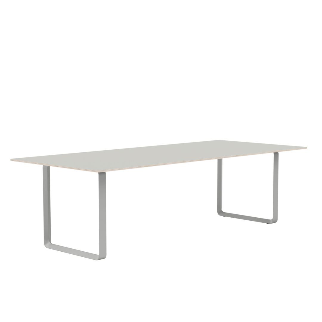 Muuto Muuto 70/70 Tisch Grey Nanolaminate/Plywood/Grey, 225 x 90 cm
