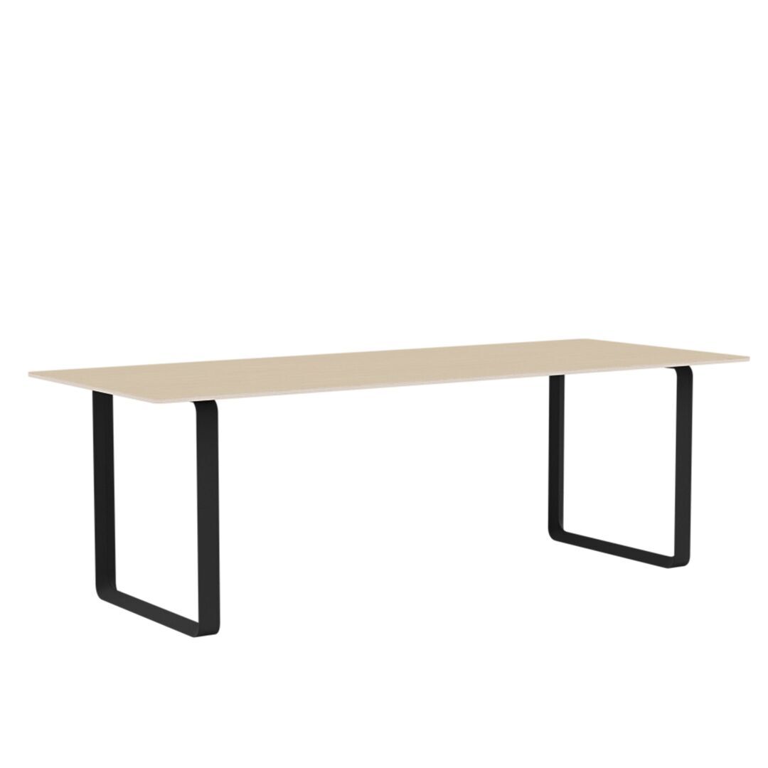 Muuto Muuto 70/70 Tisch Oak Veneer/Plywood/Black, 225 x 90 cm