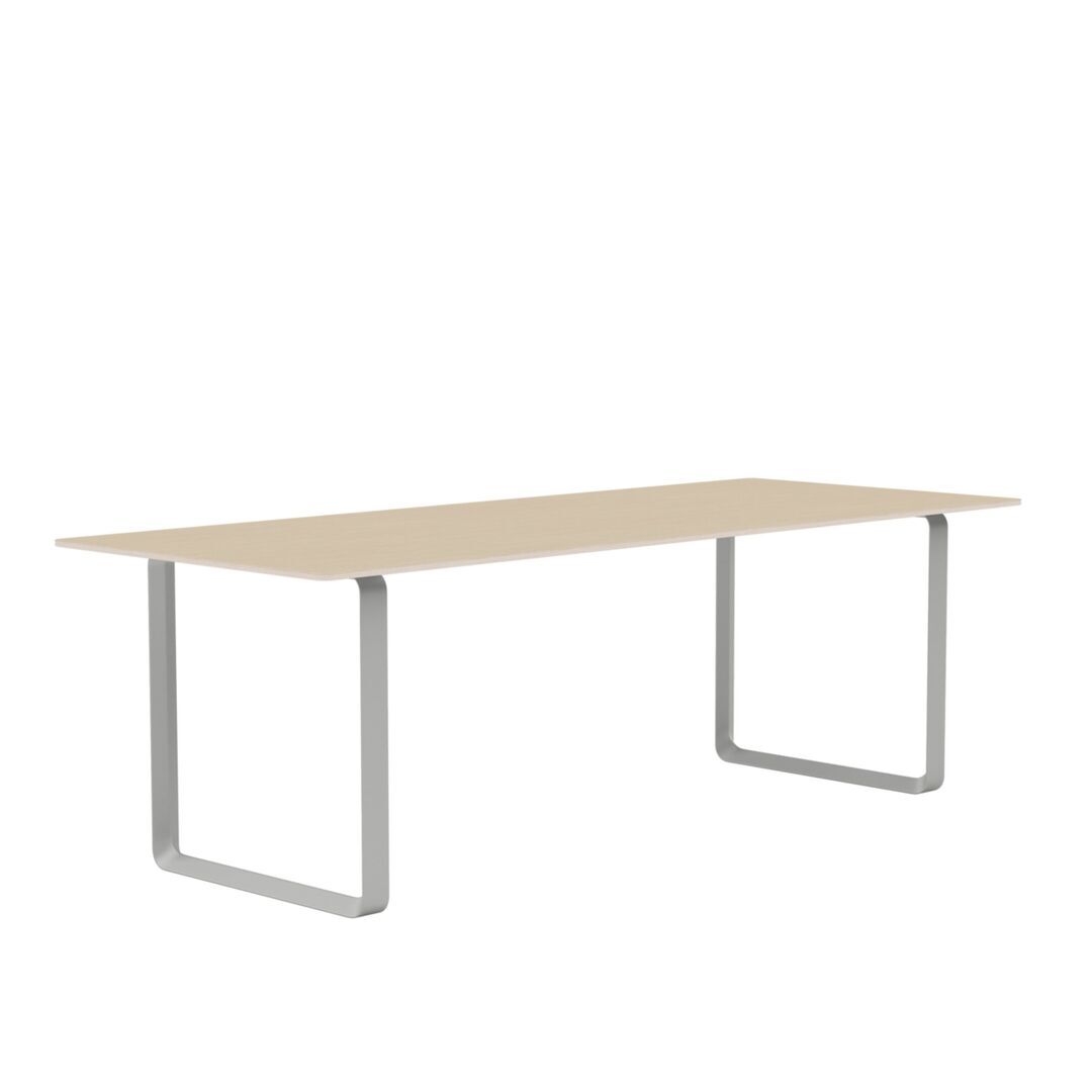 Muuto Muuto 70/70 Tisch Oak Veneer/Plywood/Grey, 225 x 90 cm