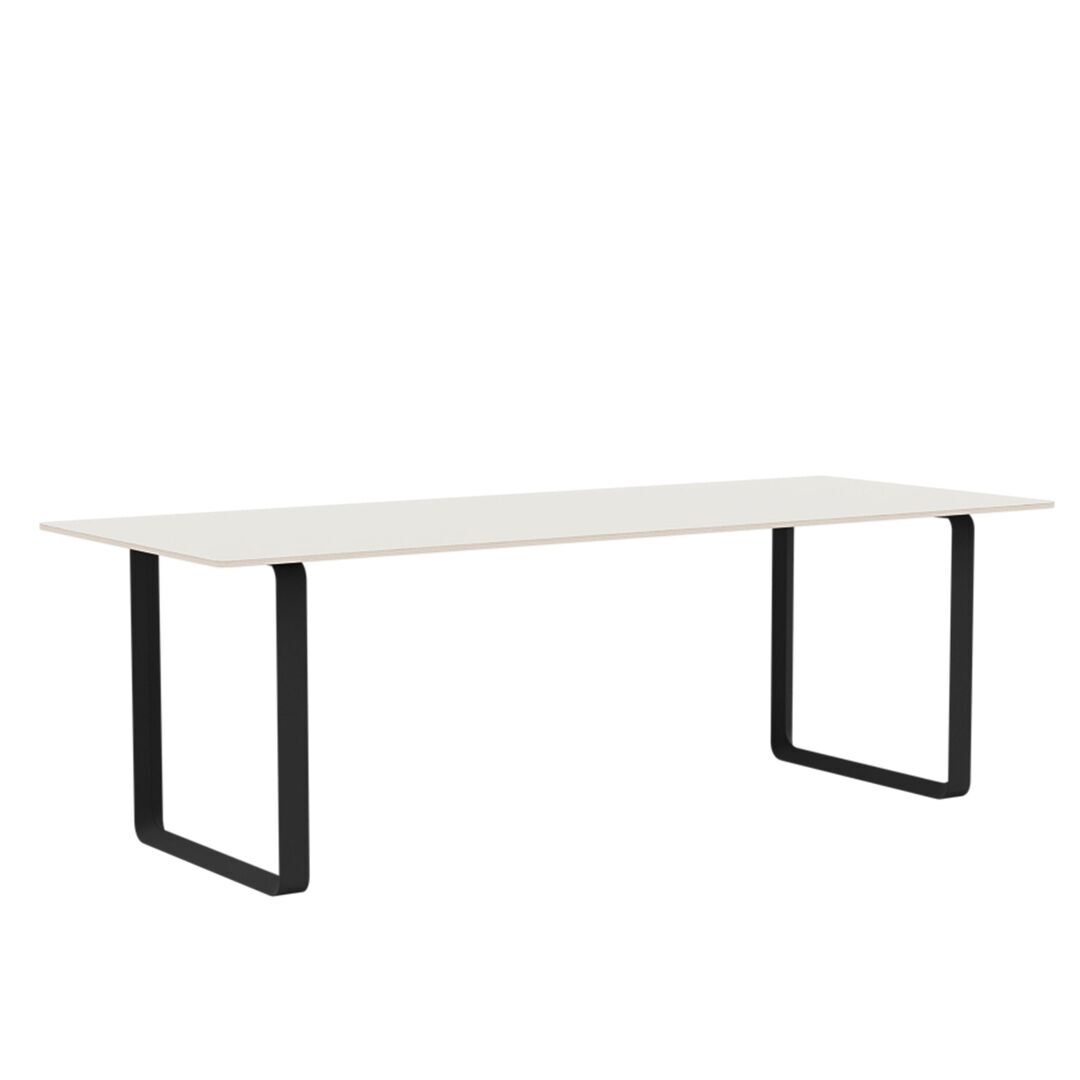 Muuto Muuto 70/70 Tisch White Nanolaminate/Plywood/Black, 225 x 90 cm