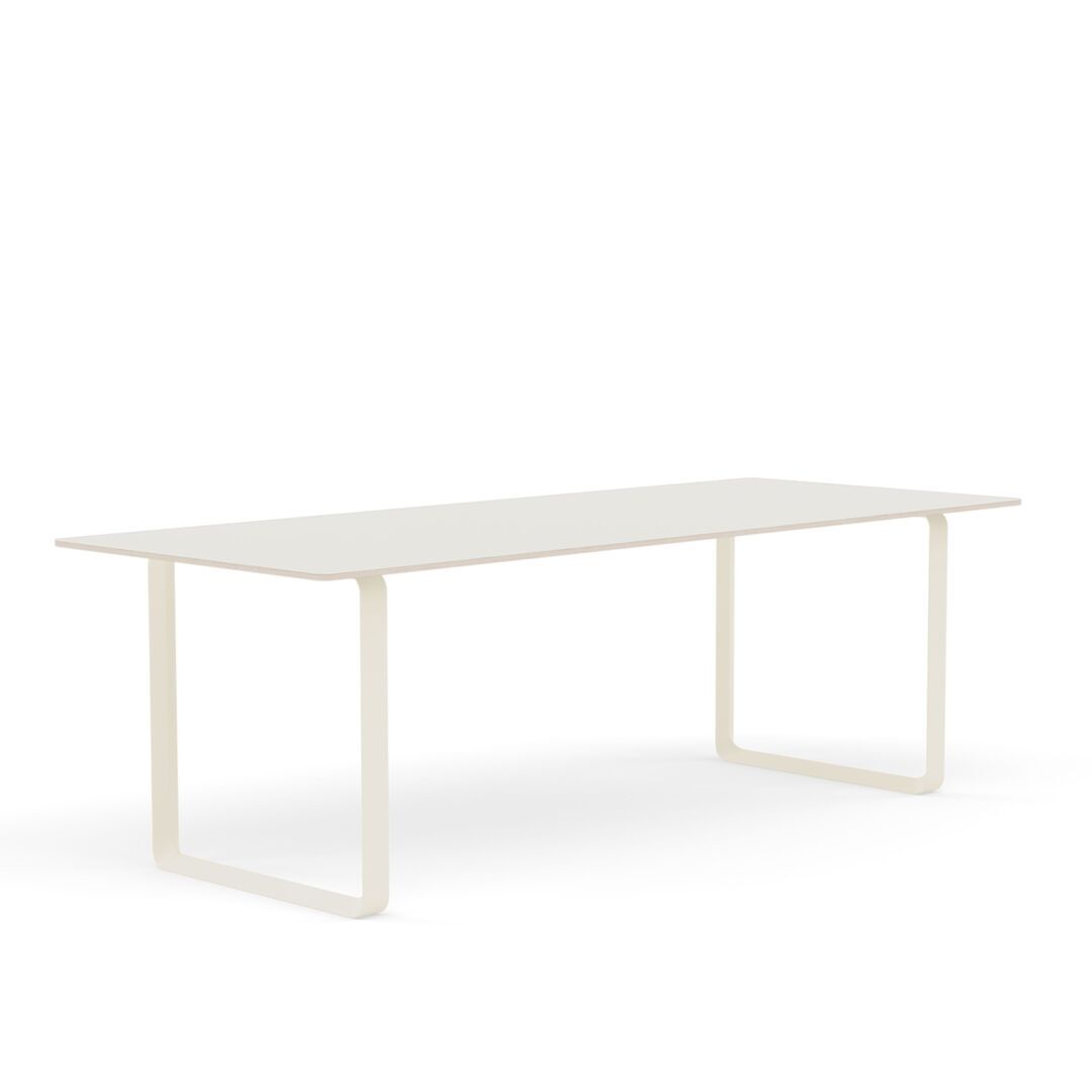 Muuto Muuto 70/70 Tisch White Nanolaminate/Plywood/Sand, 225 x 90 cm