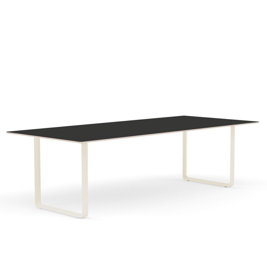 Muuto Muuto 70/70 Tisch Black Nanolaminate/Plywood/Sand, 255 x 108 cm