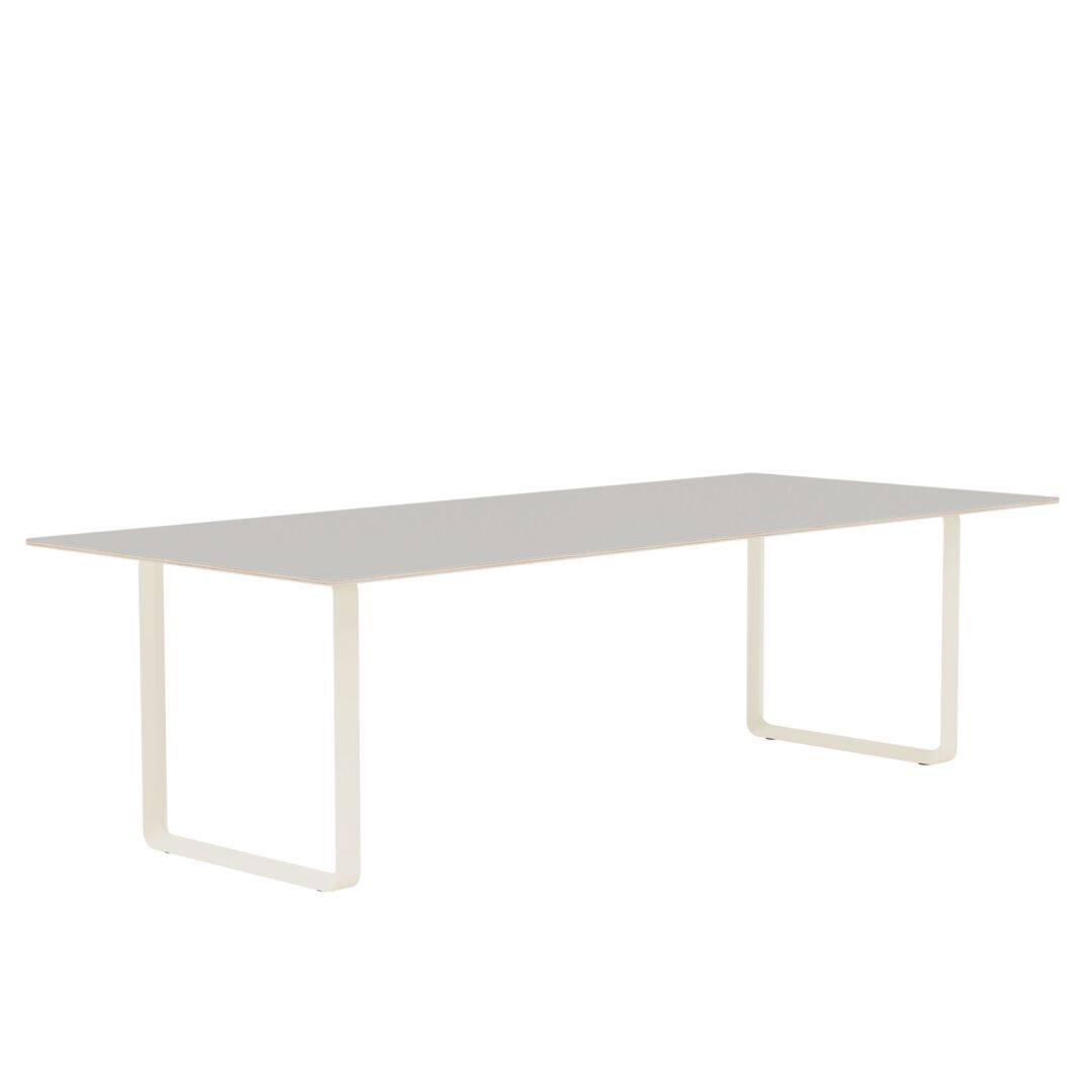 Muuto Muuto 70/70 Tisch Grey Linoleum/Plywood/Sand, 255 x 108 cm
