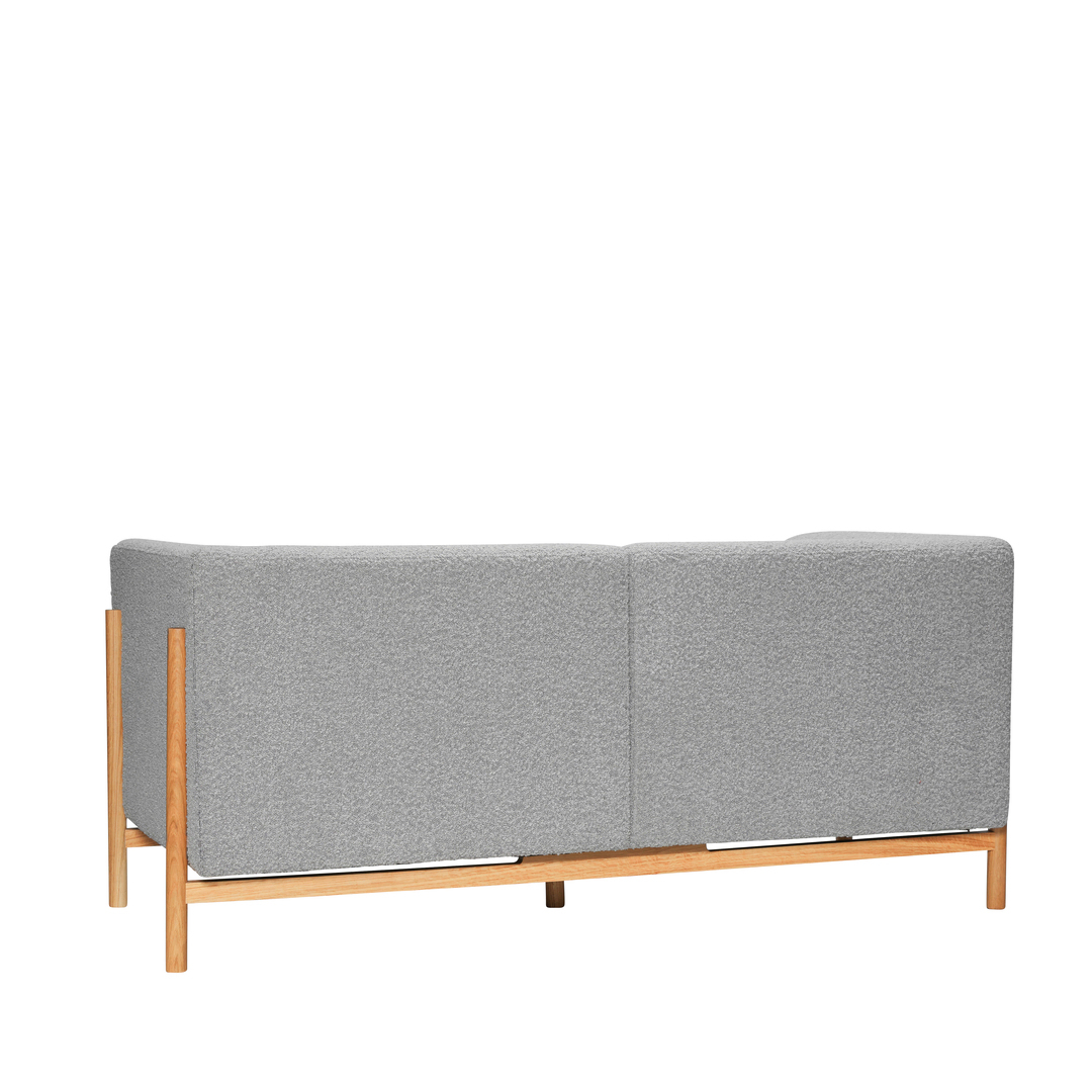 Hübsch  Moment 2 Sitzer Sofa von Hübsch GrauHübsch  Moment 2 Sitzer Sofa von Hübsch Grau