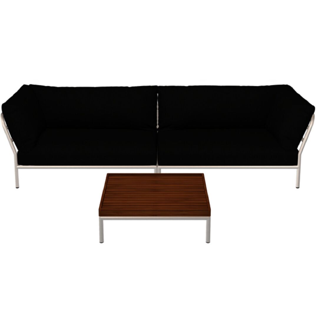 Houe Houe LEVEL 2 Kombination 07 - Outdoor Sofa Muted White, Char Heritage 68