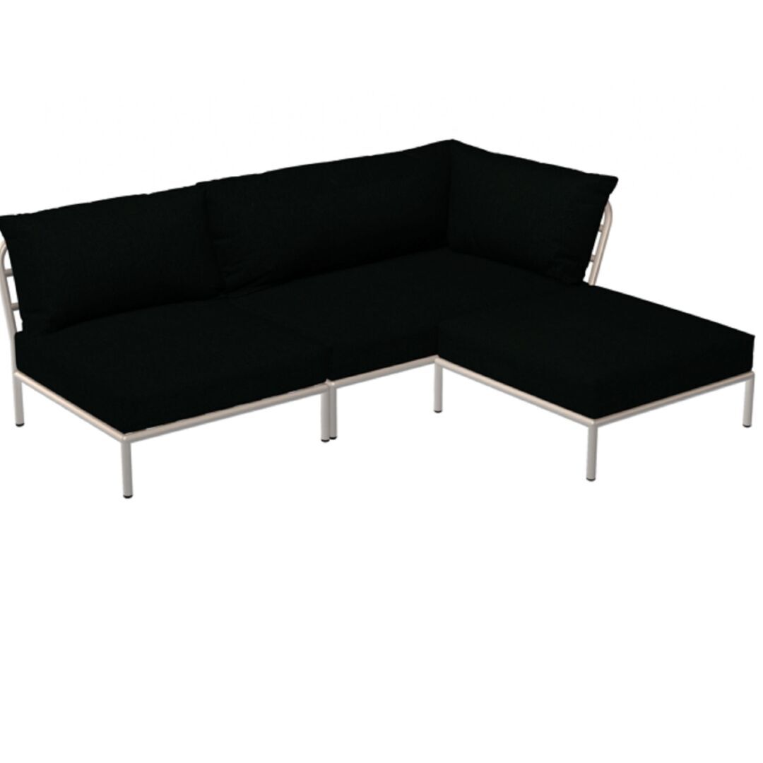 Houe Houe LEVEL 2 Kombination 06 - Outdoor Sofa Muted White, Alpine Heritage 44