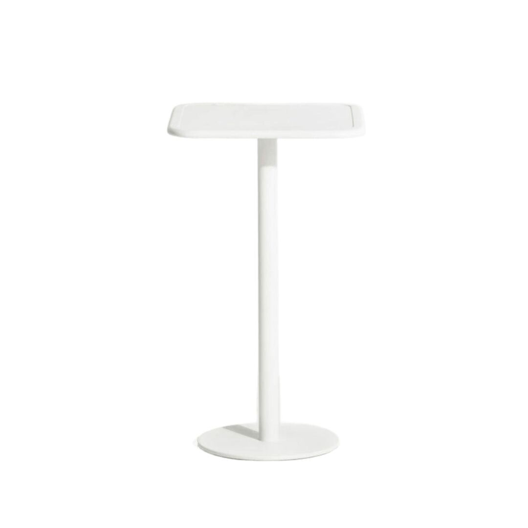 Petite Friture  Hoher Tisch Quadratisch Week-end von Petite Friture 9016 - White