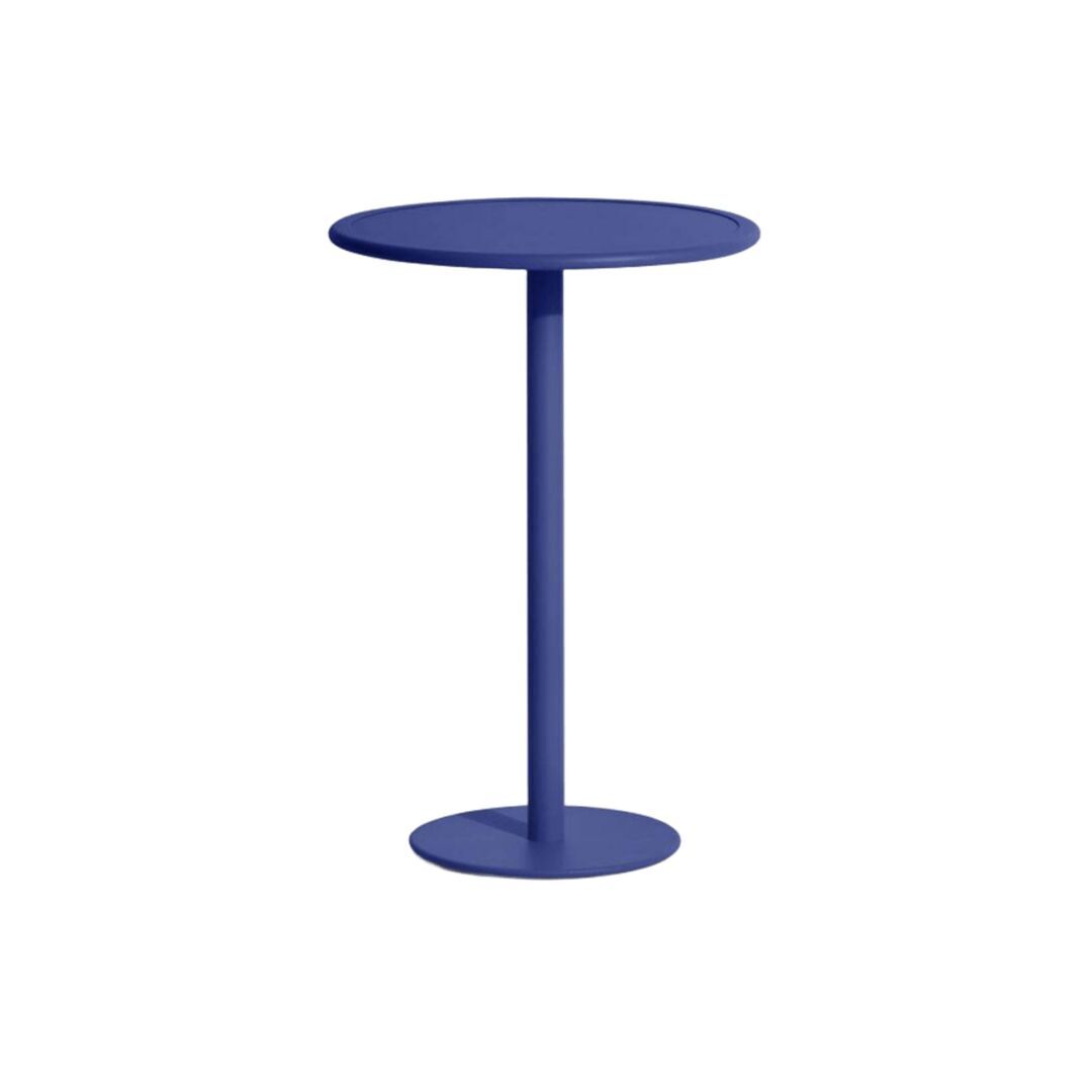 Petite Friture Hoher Tisch Rund Week-end von Petite Friture 06 - Blue