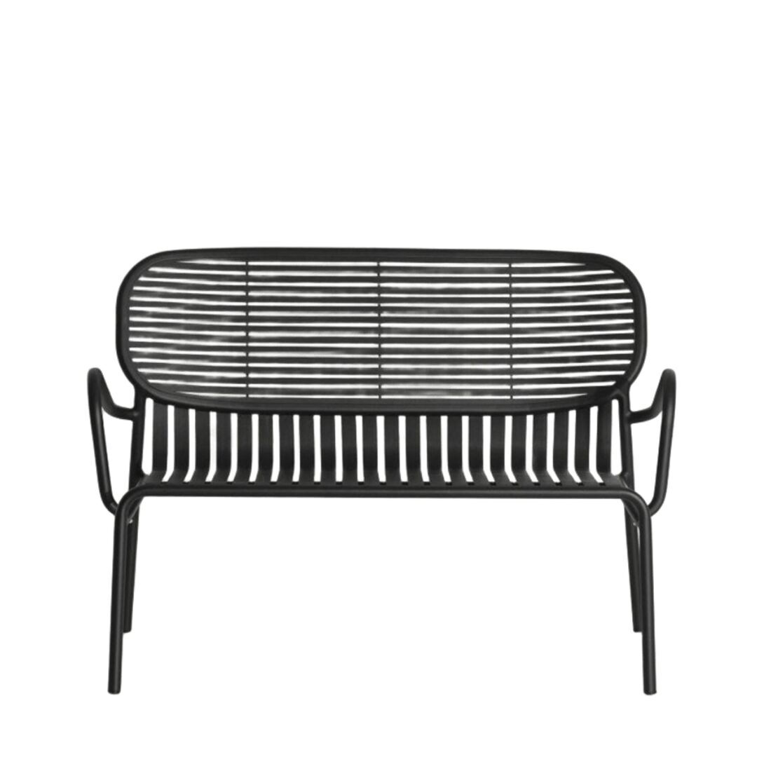 Petite Friture Double sofa Week-end von Petite Friture  9005 - Black