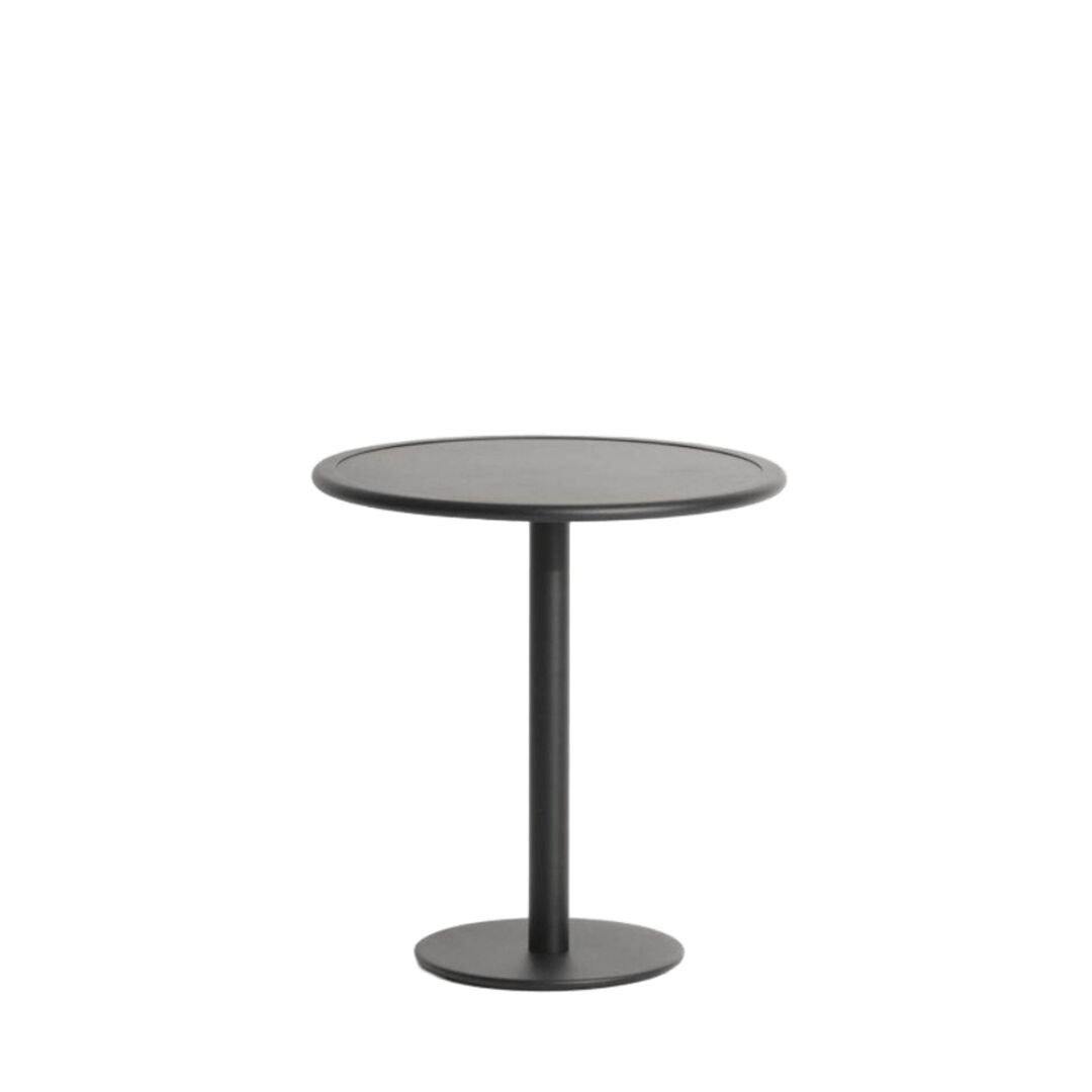 Petite Friture Dining Table Round Week-end von Petite Friture  18 - Glass Green, Weiss / Weiss