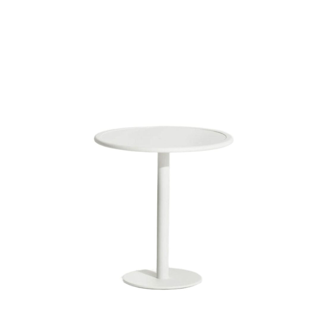 Petite Friture Dining Table Round Week-end von Petite Friture  9016 - White, Weiss / Weiss