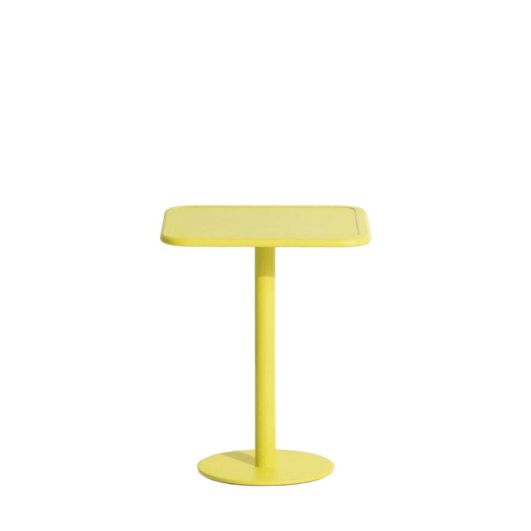Petite Friture Dining Table Square Week-end von Petite Friture 1016 - Yellow