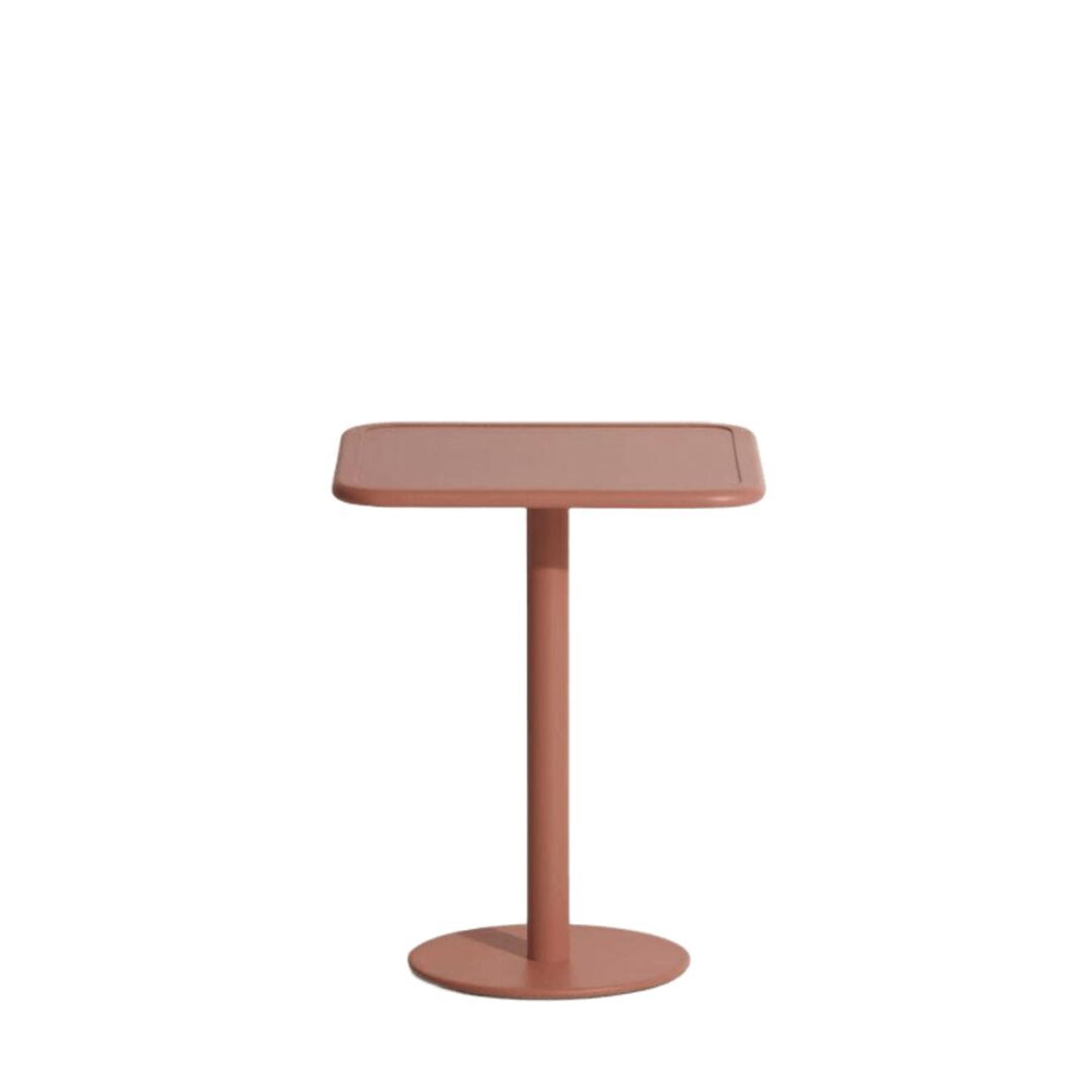Petite Friture Dining Table Square Week-end von Petite Friture 13 - Terracotta