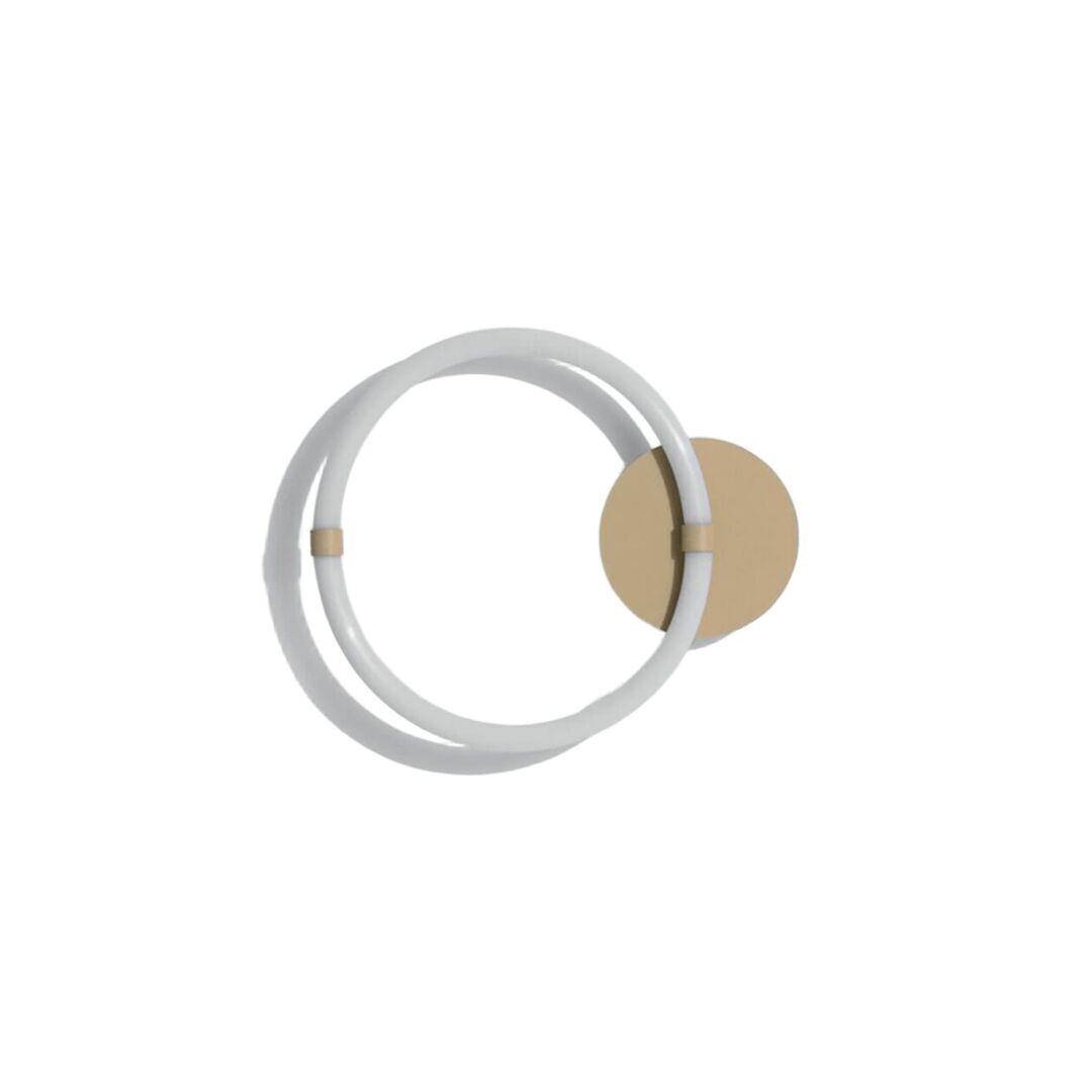 Petite Friture Wandleuchte Unseen O von Petite Friture Standard, Messing