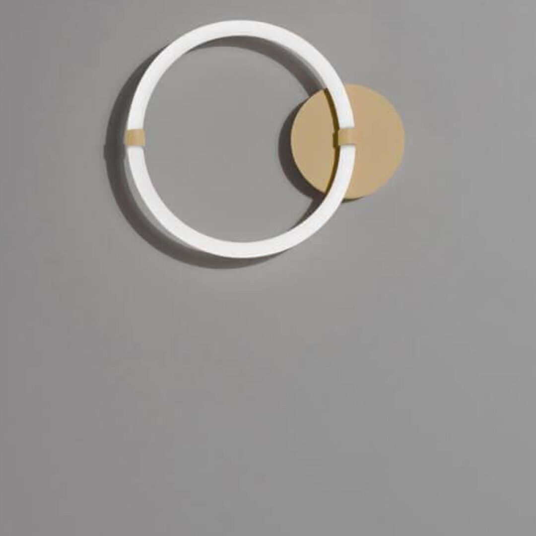 Petite Friture Wandleuchte Unseen O von Petite Friture Standard, Messing-2