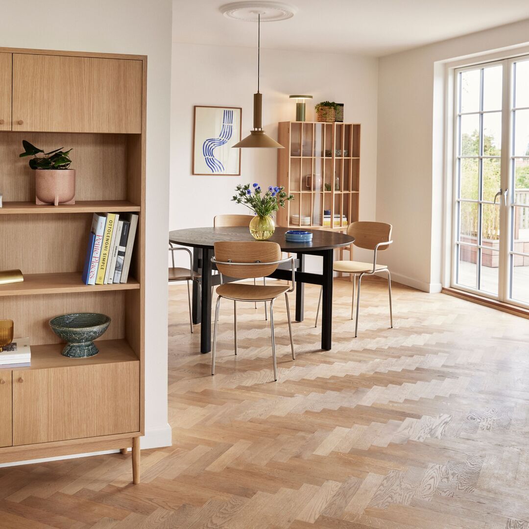 Hübsch  Shoji Schrank von Hübsch Klar/Naturfarben, Hoch