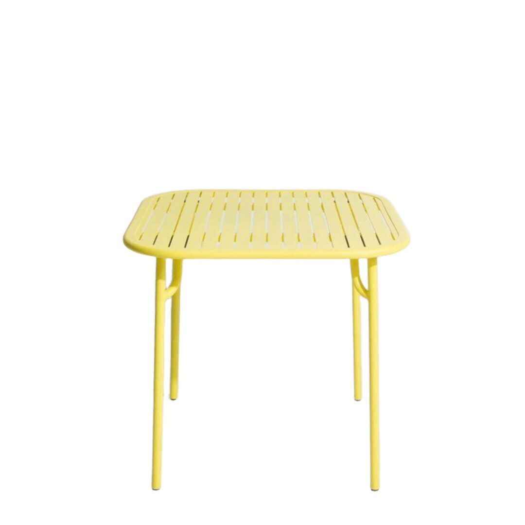 Petite Friture Quadratischer Tisch WEEK-END von Petite Friture 1016 - Yellow