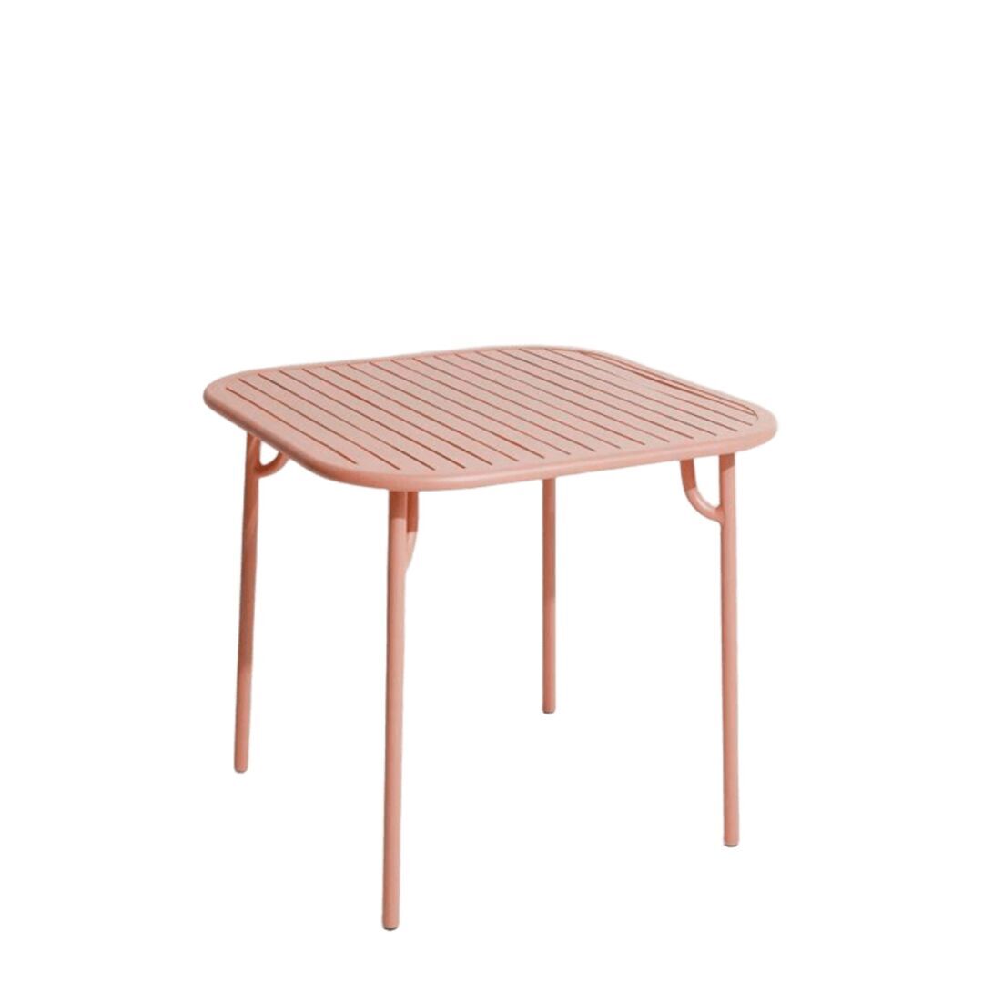 Petite Friture Quadratischer Tisch WEEK-END von Petite Friture 19 - Blush