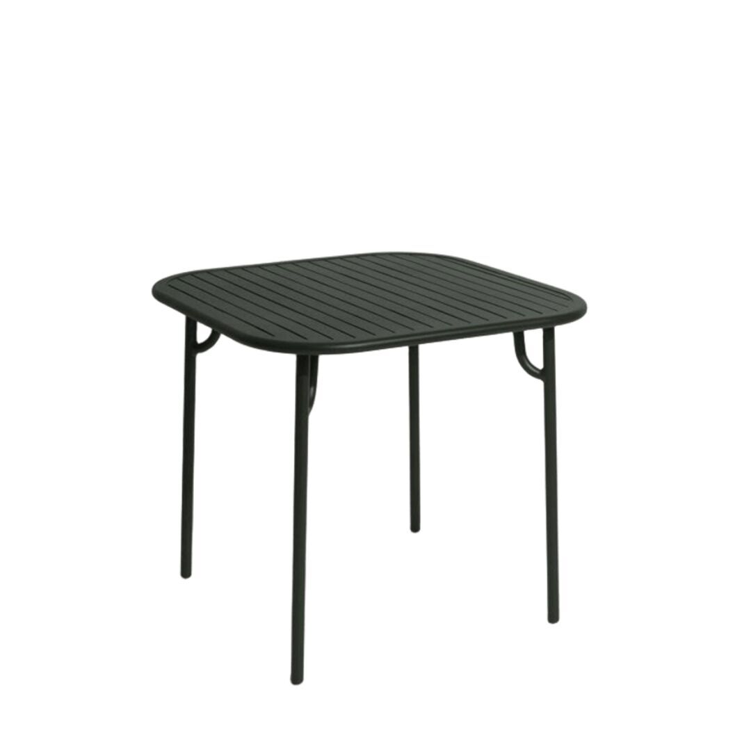 Petite Friture Quadratischer Tisch WEEK-END von Petite Friture 9005 - Black