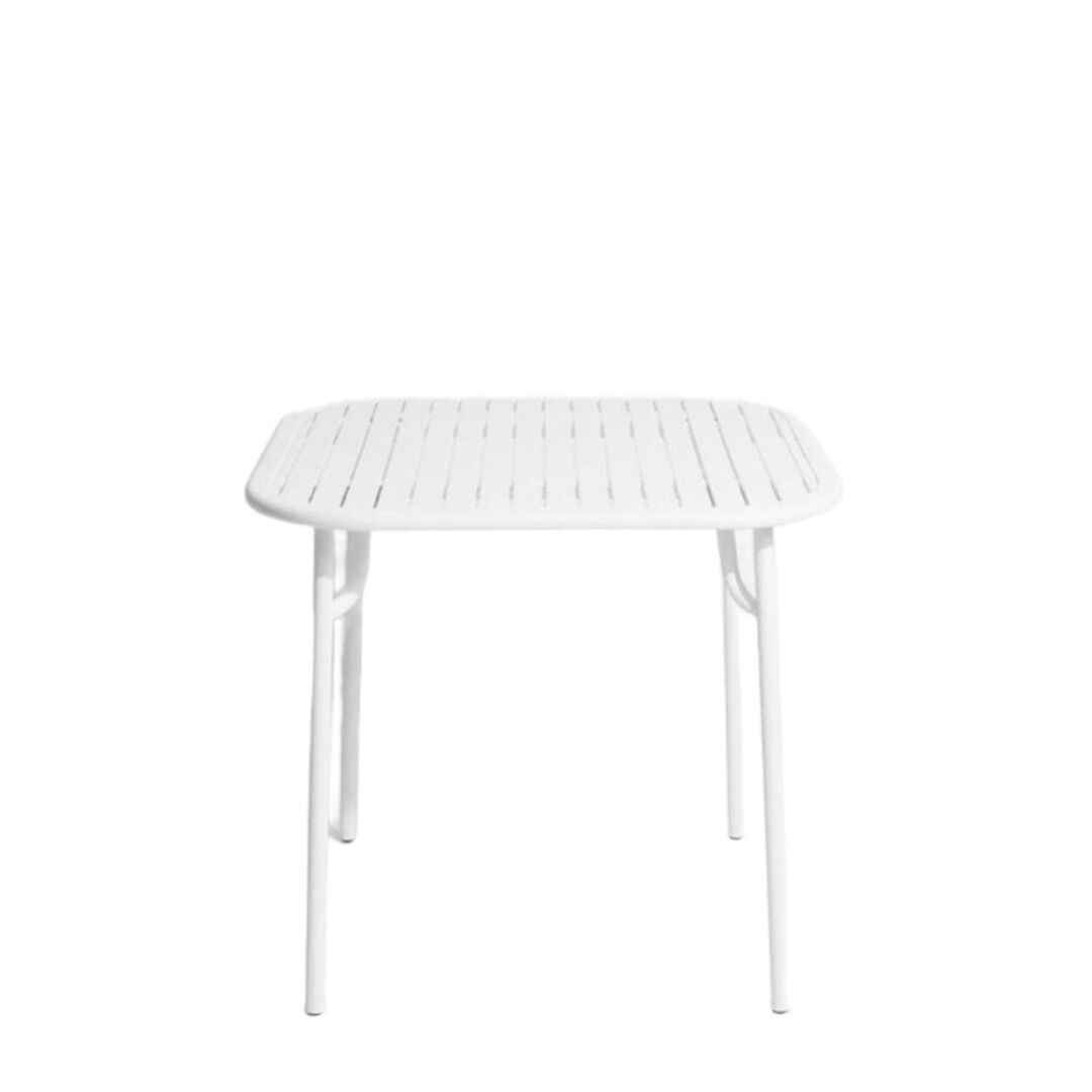 Petite Friture Quadratischer Tisch WEEK-END von Petite Friture 9016 - White