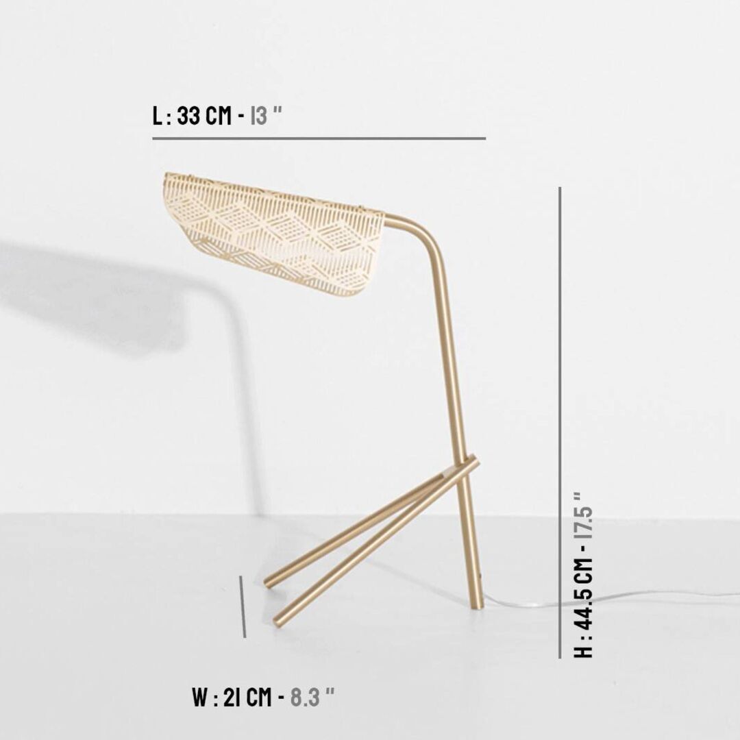 Petite Friture Tischleuchte MEDITERRANEA von Petite Friture Messing-1