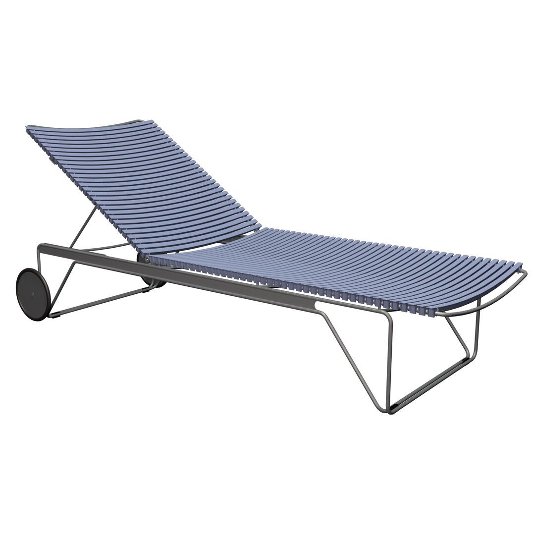 Houe Click Verstellbare Chaiselongue von Houe Taubenblau 82