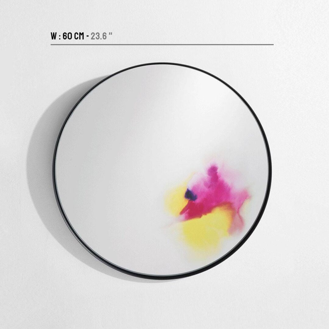 Petite Friture Wandspiegel Francis von Petite Friture pink, Large-1