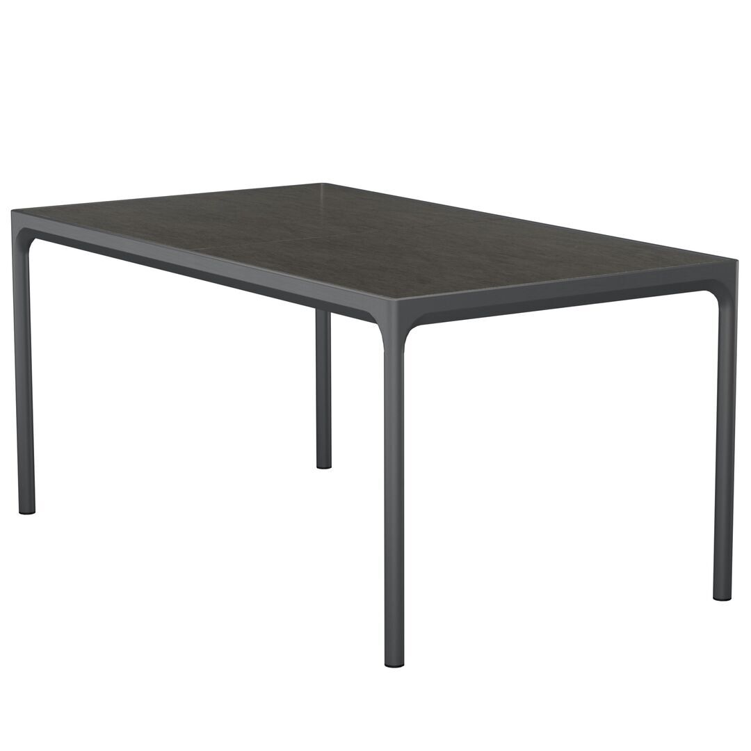 Houe Four Keramik Esstisch von Houe Dunkelgrau 70, L: 160 cm 