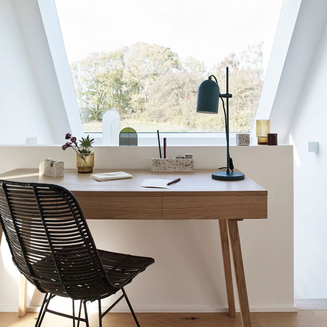 Huebsch Tischlampe Metall H50cm - Grün