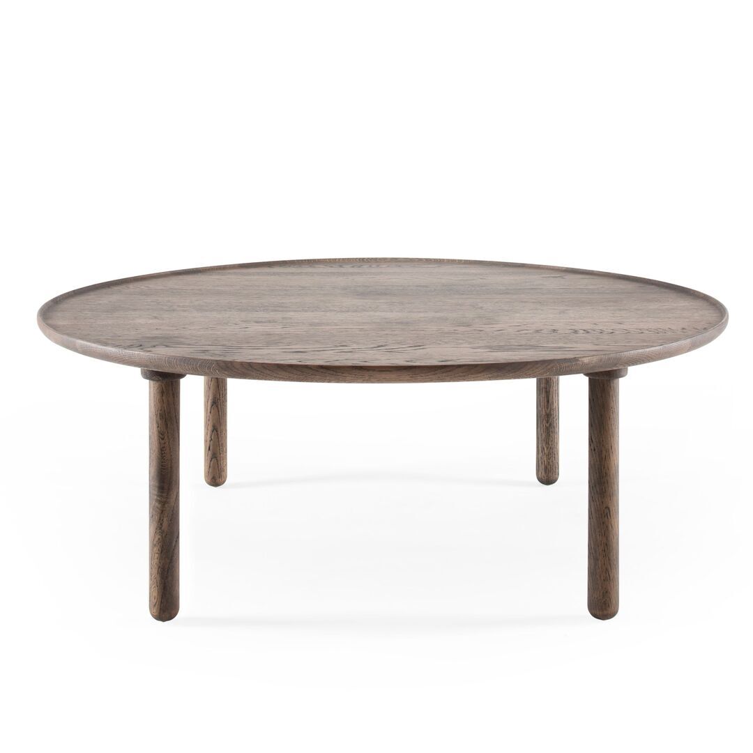 Gazzda Mu Rund Couctisch  von Gazzda Eiche geölt - Geräucherte Eiche Öl