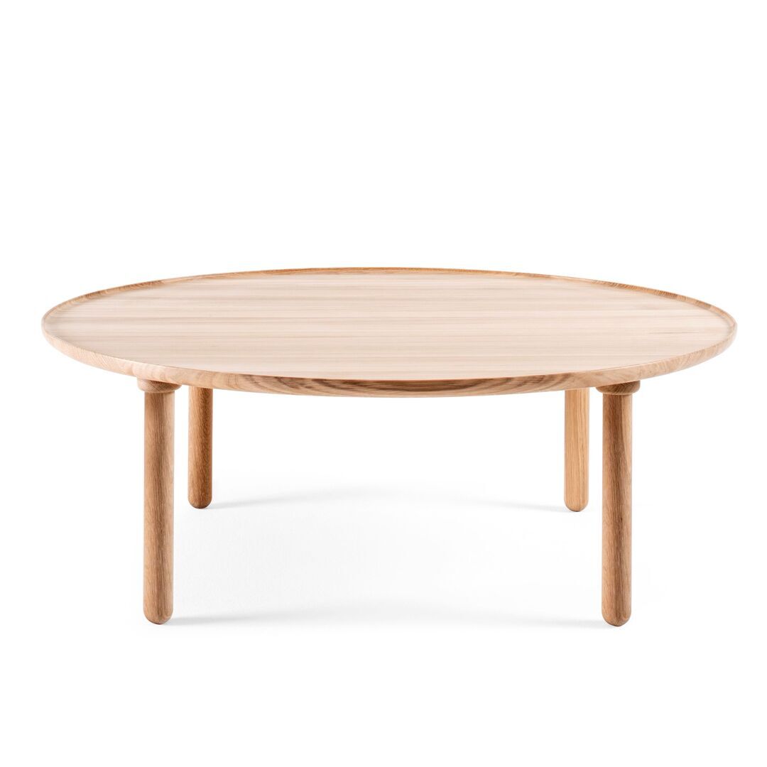 Gazzda Mu Rund Couctisch  von Gazzda Eiche geölt - Natur geölt