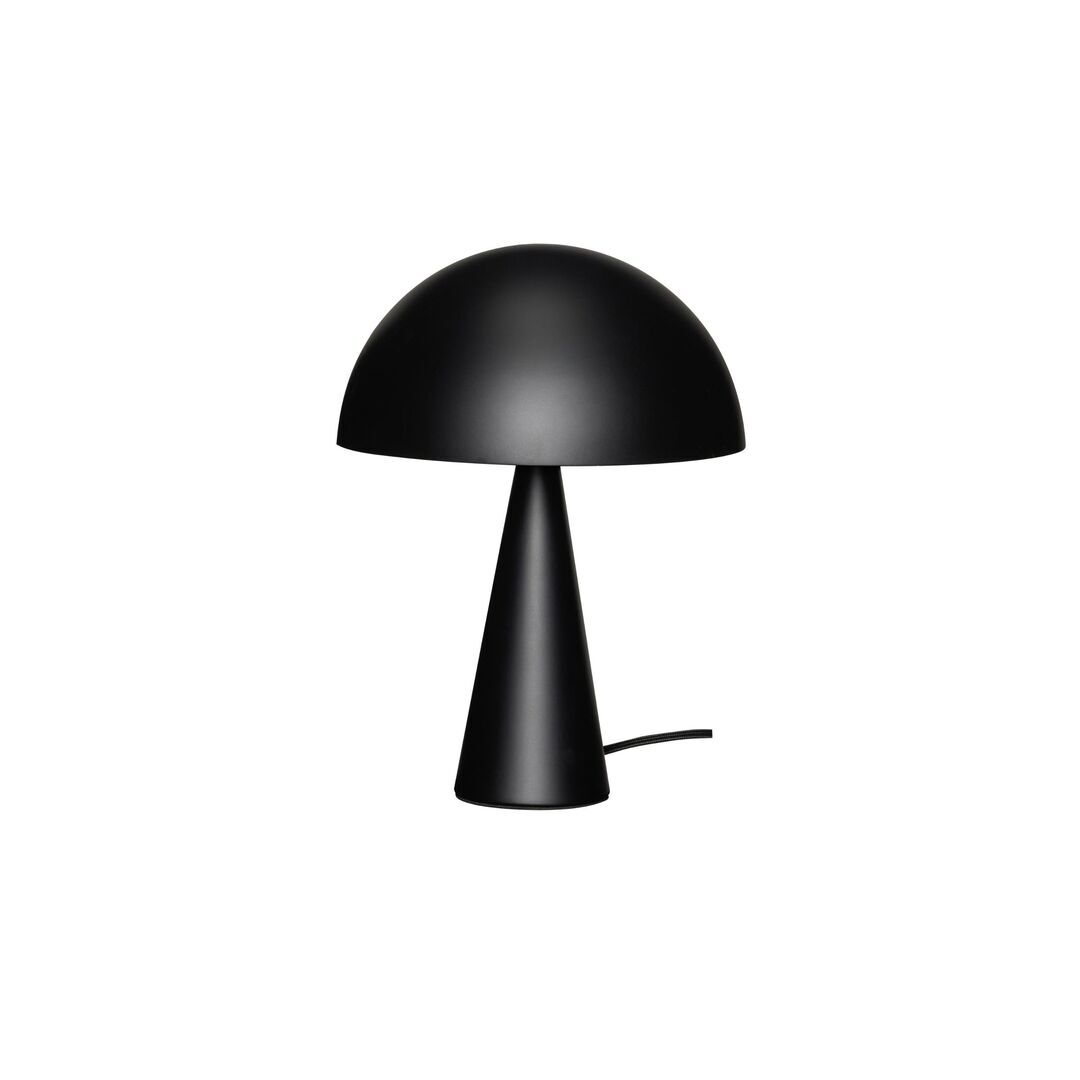 Hübsch  Mush Tischlampe Mini von Hübsch Matt Schwarz