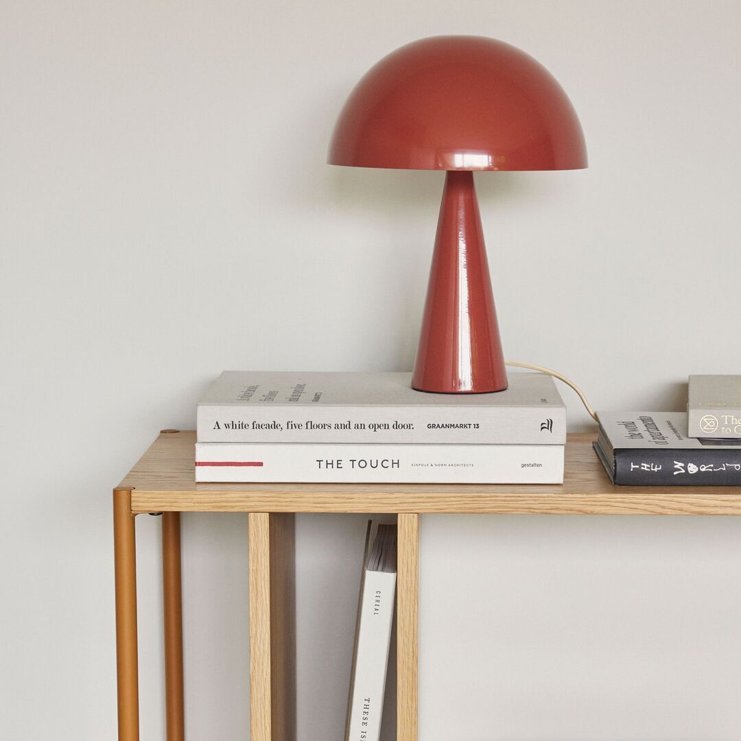 Hübsch  Mush Tischlampe Mini von Hübsch Rot