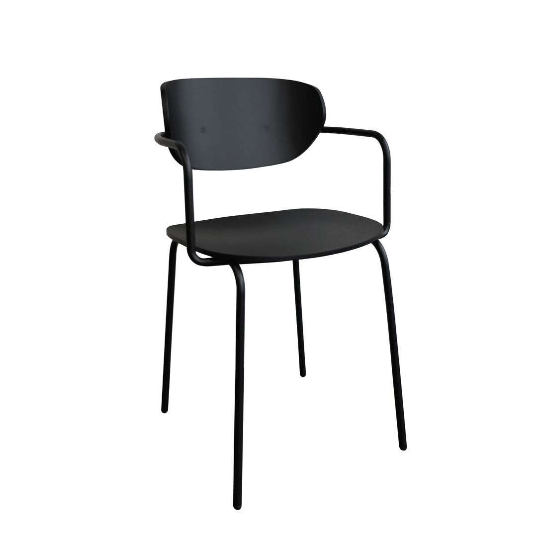Hübsch   Arch Armlehnstuhl von Hübsch Schwarz