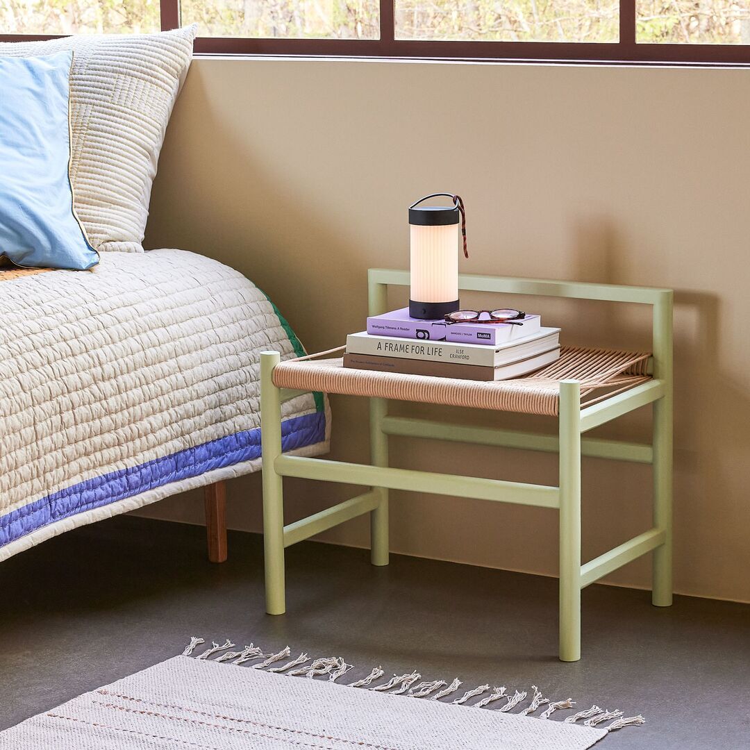 Hübsch Heritage - Bank klein - Hellgrün 