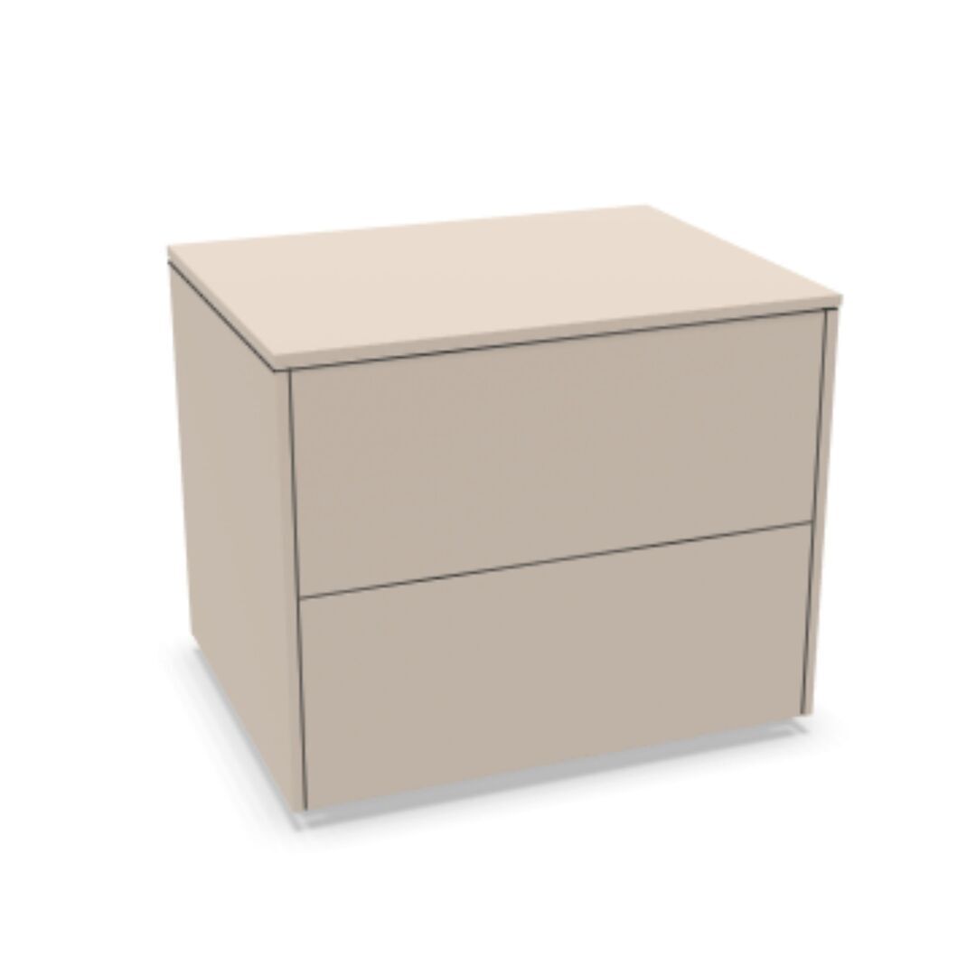 Müller Small Living Nachttisch Kombination 10 Aventa von Müller Small Living Kaschmirgrau