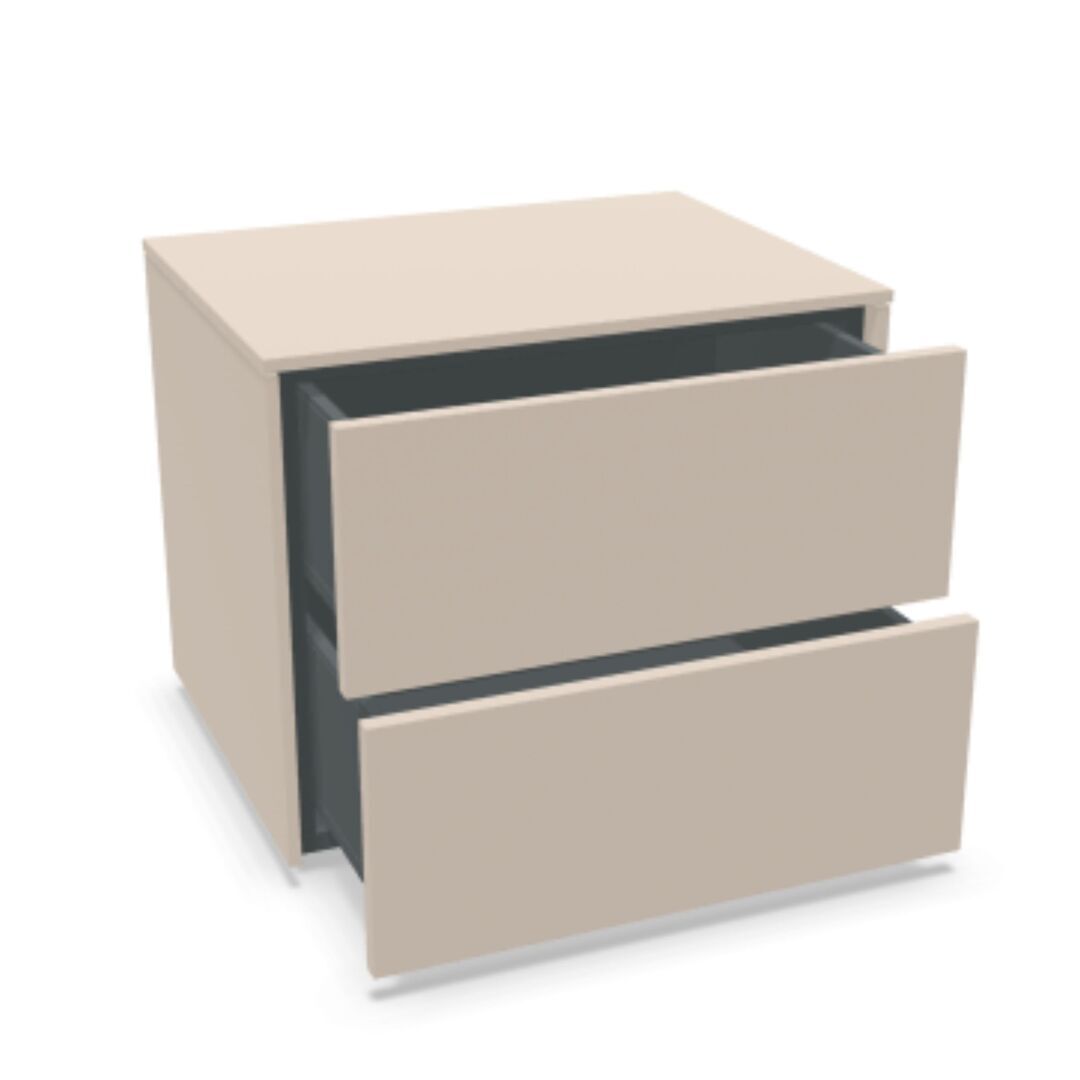 Müller Small Living Nachttisch Kombination 10 Aventa von Müller Small Kaschmirgrau